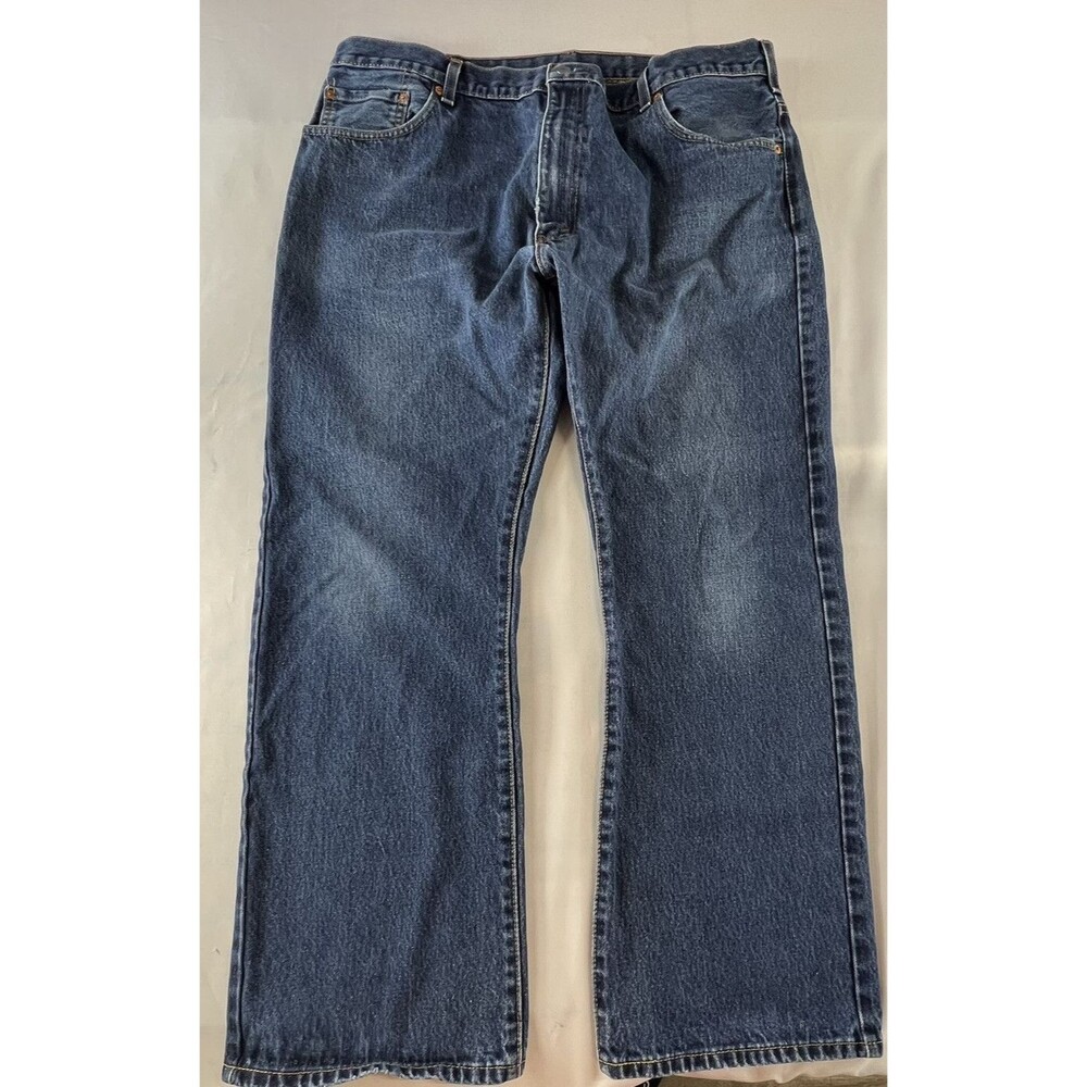 Levis 517 Mens Medium Blue Denim 5 Pocket Denim Blue Jeans 42 x 29 (actual)
